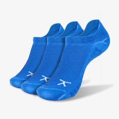 AdaptSoc Pro No Show 3-Pack - Spark Blue