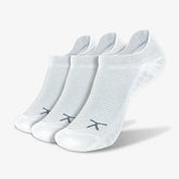 AdaptSoc Pro No Show 3-Pack - White