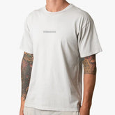 Short Sleeve Graphic Crew Neck - Vintage White