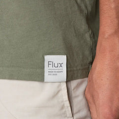 Short Sleeve Graphic Crew Neck - Washed Olive