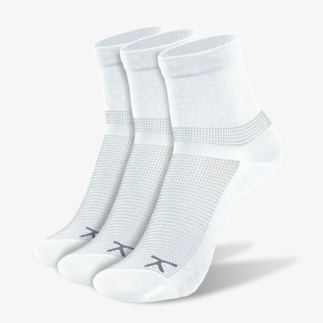 AdaptSoc Pro Quarter 3-Pack - White