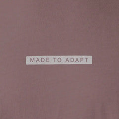 Short Sleeve Graphic Crew Neck - Dusty Mauve