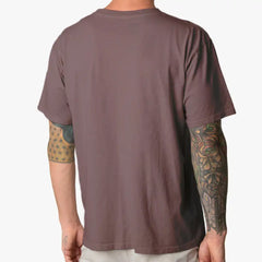 Short Sleeve Graphic Crew Neck - Dusty Mauve